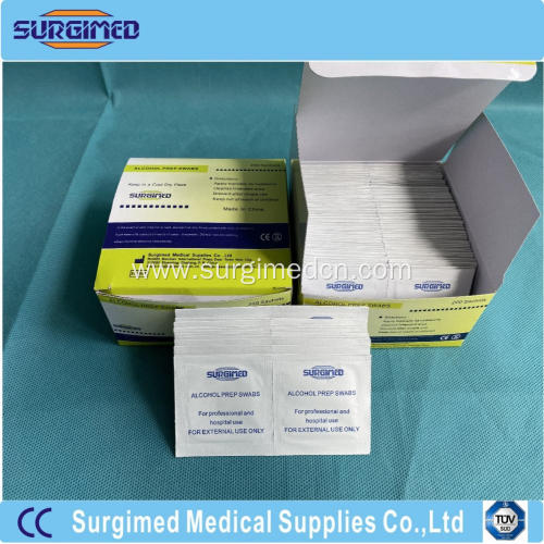 Customized Alcohol Prep Pad with 70%IA alcohol swabs